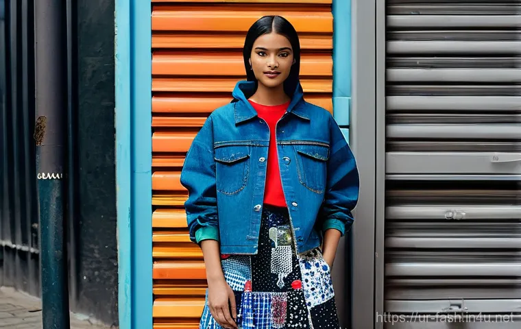 패션디자인 실습 과제 아이디어 - **Prompt 1: Sustainable Bridal Wear**
    "A radiant young South Asian bride, aged 20-25, stands gra...