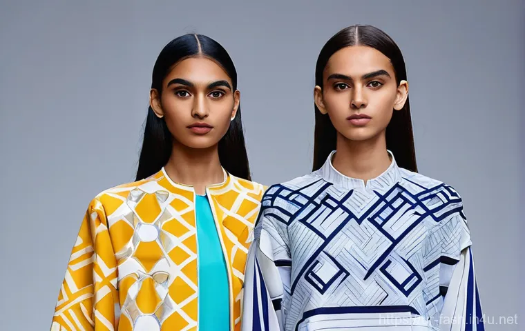 패션디자인 실습 과제 아이디어 - **Prompt 2: Upcycled Urban Streetwear Collection**
    "A diverse group of young adults, aged 18-25,...