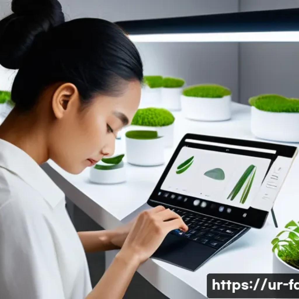 패션디자인 채용 공고 분석 - **Prompt: "A futuristic fashion studio bathed in natural light, showcasing sustainable and ethical p...