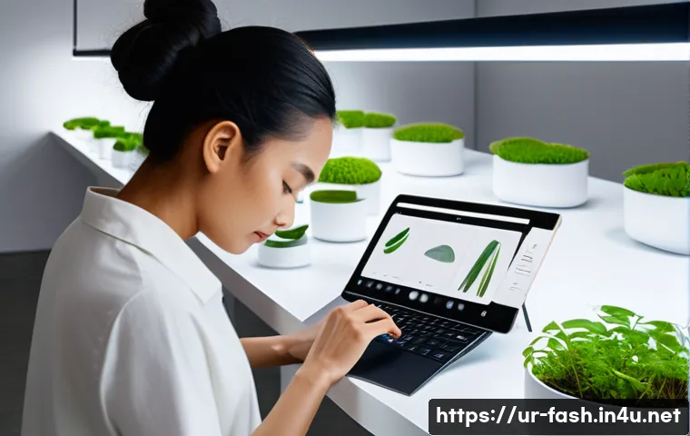 패션디자인 채용 공고 분석 - **Prompt: "A futuristic fashion studio bathed in natural light, showcasing sustainable and ethical p...